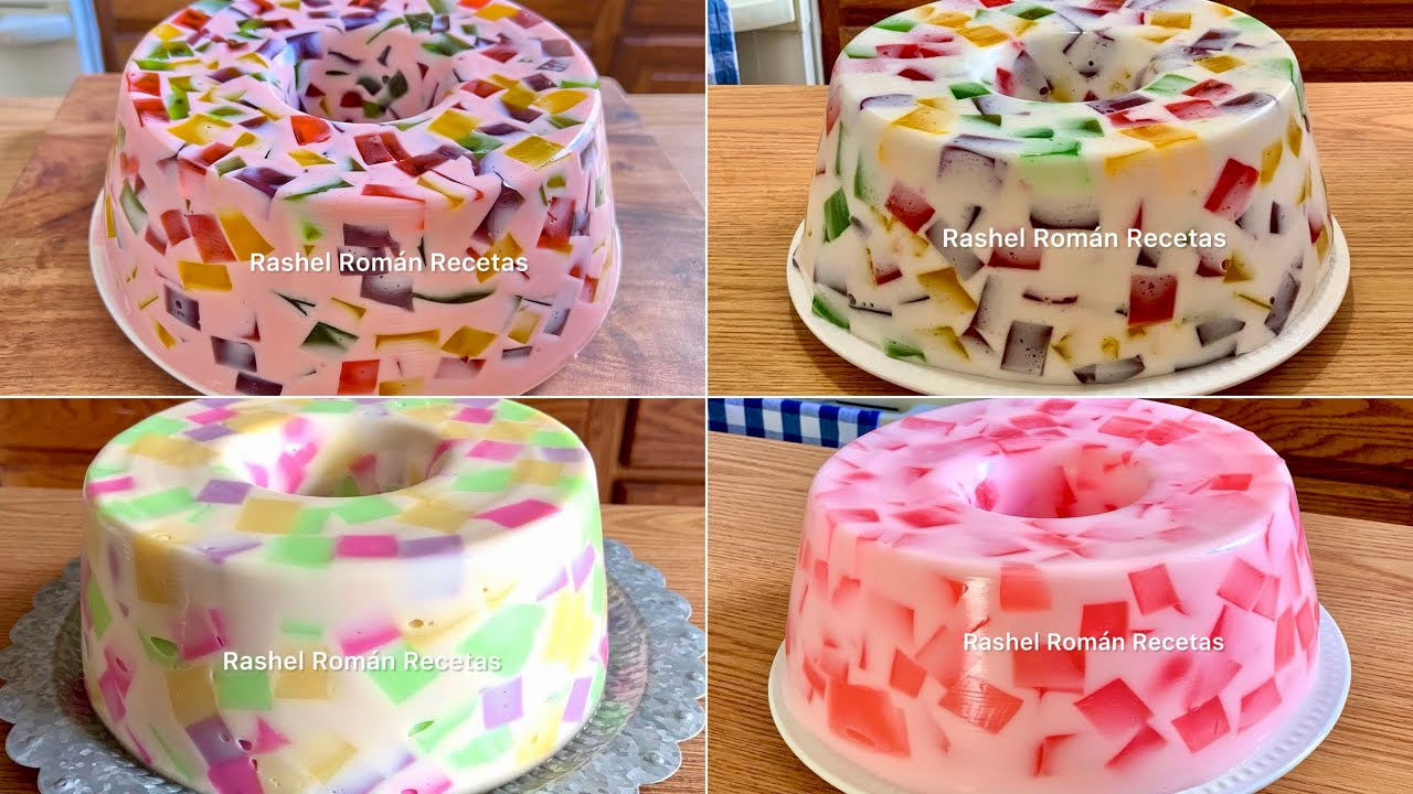 4 FORMAS DE PREPARAR GELATINA MOSAICO RIQUÍSIMA 😋 sobremesas