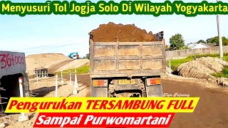 Menyusuri Tol Jogja Solo Di Wilayah Yogyakarta. CEPAT BANGET sta35sta41 Tersambung Tanah Uruk FULL