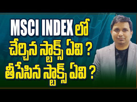 MSCI INDEX లో చేర్చిన స్టాక్స్ ఏవి ? తీసేసిన స్టాక్స్ ఏవి ?