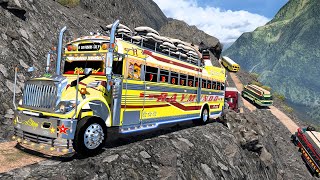 El Autobús Mas ( Modificado ) De Guatemala Ruta Por Las Carreteras Mas Extremas ATS Mods 1.49