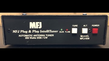 MFJ-939 Plug & Play IntelliTuner review.
