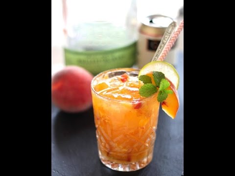 cocktail-recipe:-peach-&-bourbon-smash-by-cookingforbimbos.com