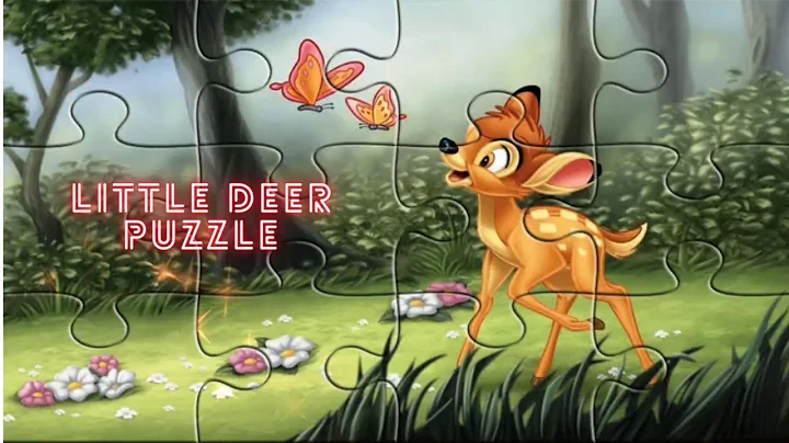Little Deer Puzzle - Deer in the Forest - Puzzle Game for Kids