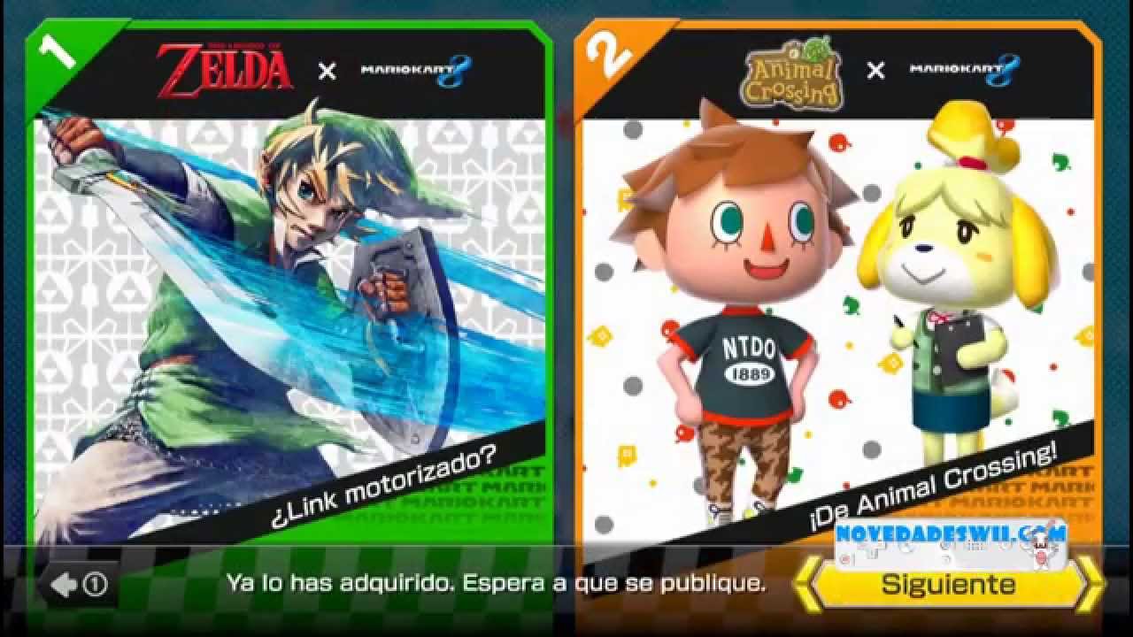 [Wii U] Mario Kart 8. Precompra circuitos y personajes. Prueba Yoshi Rojo y Shyguy