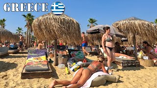 Hot day 🔥Beach Walk 🏖 Greece Kavala Ammolofoi 🏖 Beach vlog 🔥Bikini