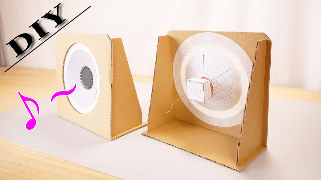 DIY] Amazing homemade paper speaker! - YouTube