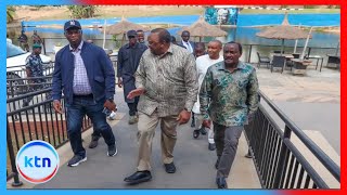 Download Lagu Uhuru, Gachagua handshake: Kalonzo Musyoka brokers handshake between Uhuru and Gachagua MP3