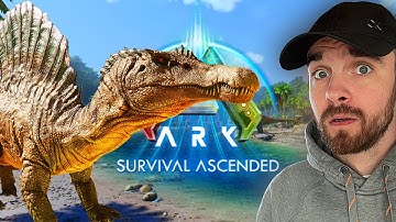 Ark Survival Ascended Almost Broke Me! - (First Playthrough) - Day 2