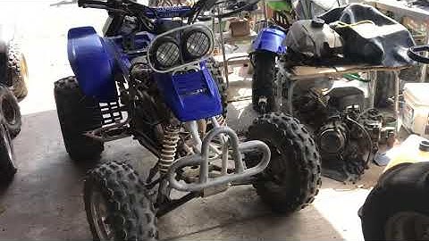 1997 Yamaha Warrior 350 timing marks and compression test