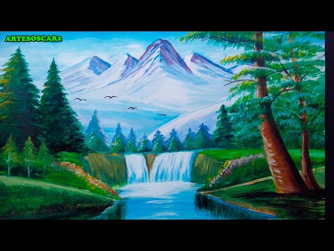 Video: Cómo Pintar Un Hermoso Paisaje