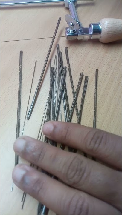 OSCAR Jewellery Cutting Hacksaw Frame & Saw Blades.