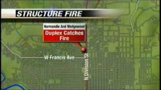 Fires break out across north Spokane