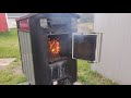 Starting up the Heatmaster c150 outdoor wood boiler  for the 2020 2021 heating season Oct 14th
