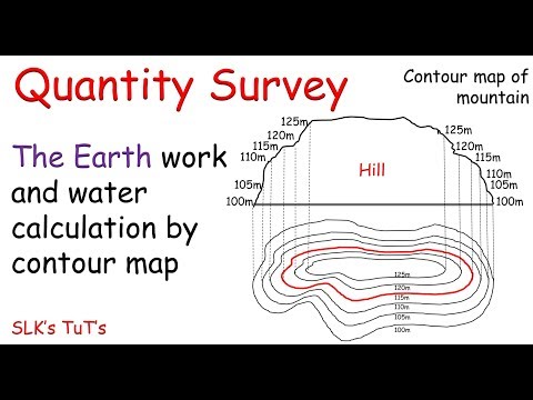 Quantity survey: Earth work by contour map