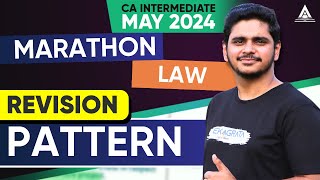 CA Intermediate Marathon | LAW | Revision Pattern | CA Abhishek Bansal