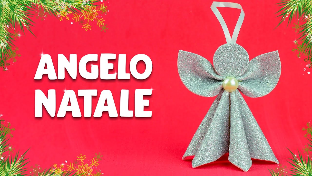 Come Fare Un Angelo Di Natale In Gomma Crepla Lavoretti Per Natale Fai Da Te Diy Christmas Angel Youtube