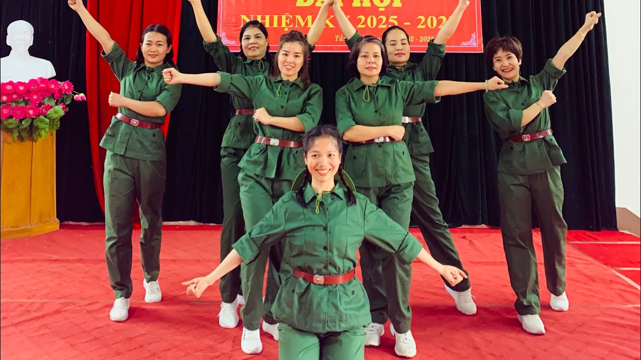 Shuffle dance: Đường Ta Đi Dài Theo Đất Nước. Bđ Huê Nguyễn ♥️