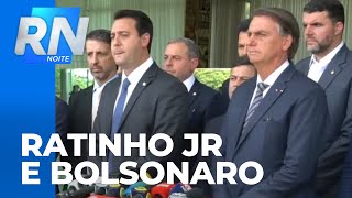 Ratinho Junior se encontra com Bolsonaro em Brasília