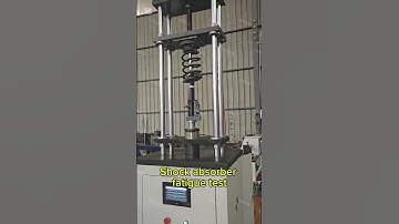 Shock absorber fatigue test. #machine #testy