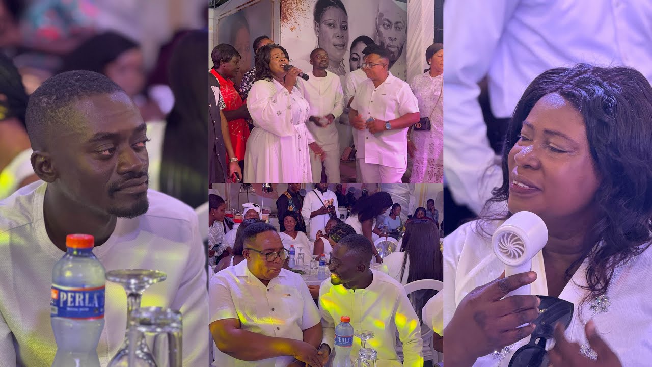 Лилвин набросился на маму Эстер и разбросал по ней деньги на годовщине свадьбы своей профессионал...