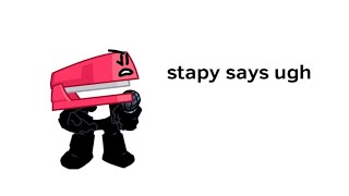 bfb stapy says ugh friday night funkin