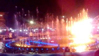 Air mancur d malam tahun baru 2017 prpp Semarang