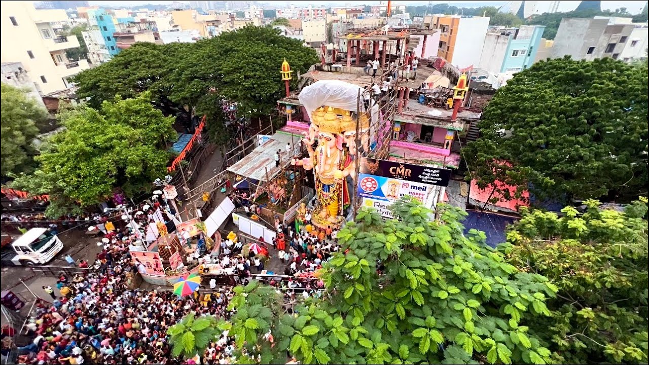 Khairatabad Ganesh Shobha Yatara Processing Started Khairatabad