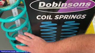 DOBINSONS SUSPENSION SPRING SELECTION SOLUTION Toyota Landcruiser Prado LC120 LC150 and towing