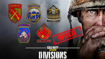 NEW DIVISIONS UPDATE in COD WWII! HUGE PATCH for CALL of DUTY: WW2 Multiplayer Gameplay!