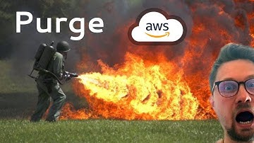 How to deal with temporary accounts in AWS and purge resources