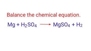 Mg+H2SO4=MgSO4+H2. balance the chemical equation @mydocumentary838.