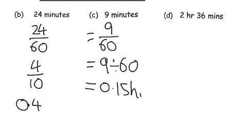 time: converting from hours and minutes to decimal time