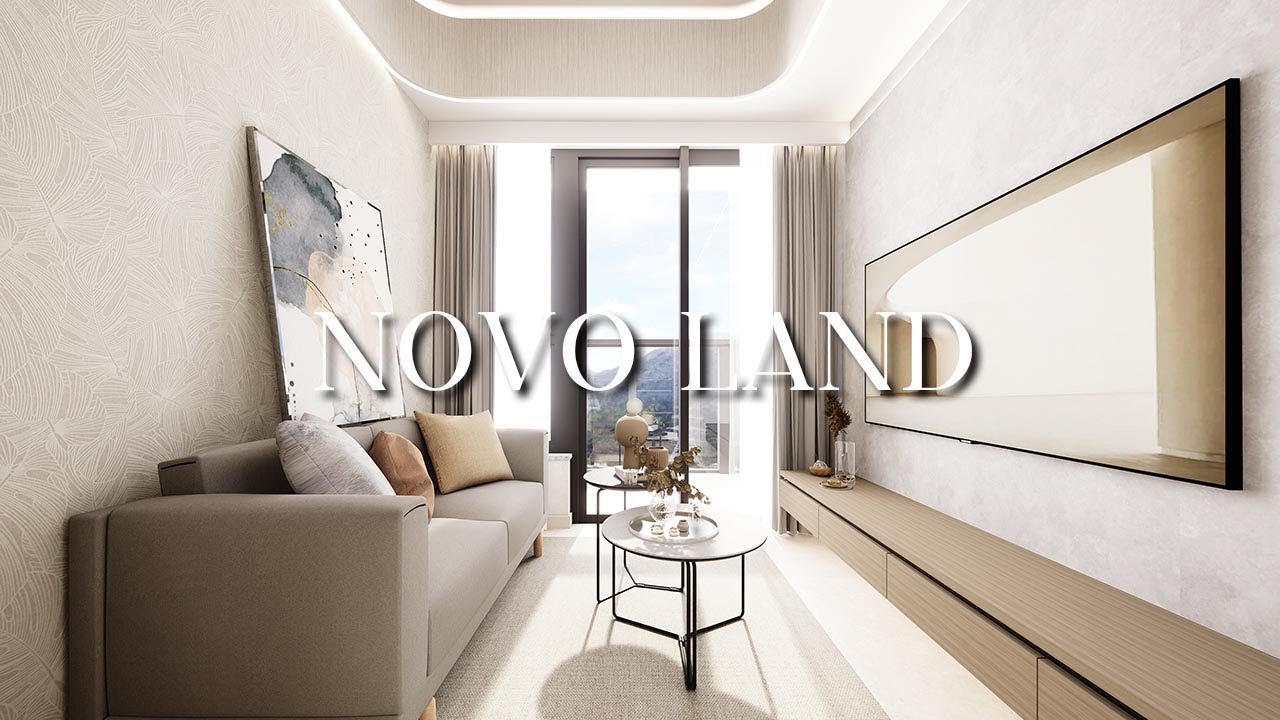 【屯門–Novoland 2A期】5座B室 ︳實用面積418 呎 ︳兩房單位新樓室內設計概念 #室內設計 #interiordesign ...