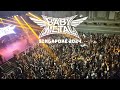 Magnificent view of mosh pit on BabyMetal live concert in Singapore 2024 during Road Of Resistance