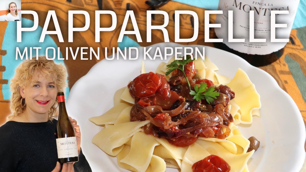 Pappardelle mit Harissa, Oliven und Kapern nach Ottolenghi by Eva ... Pappardelle mit Harissa, Oliven und Kapern nach Ottolenghi by Eva ...