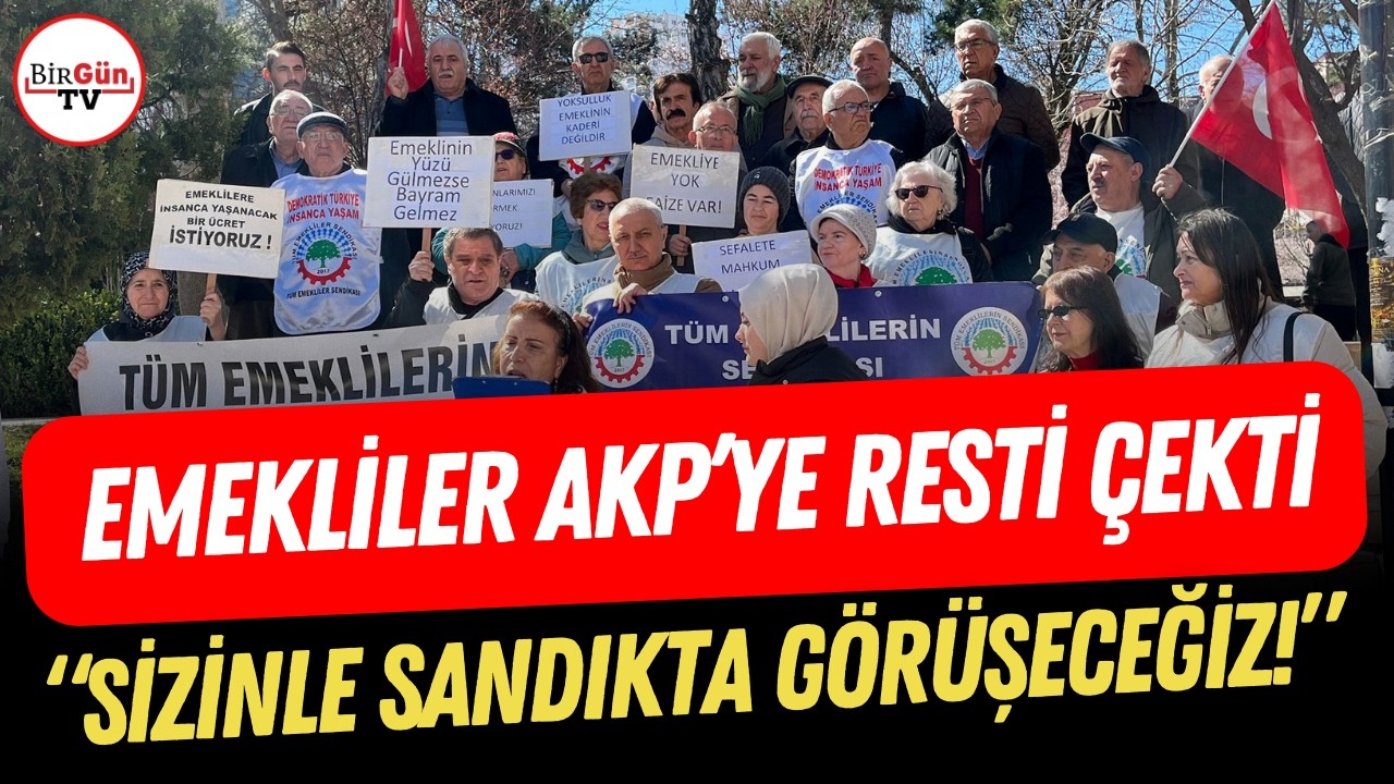 Emekliler Bilecik’ten AKP’ye rest çekti: “Bize sıra gelince para yok! Sandıkta görüşeceğiz!”
