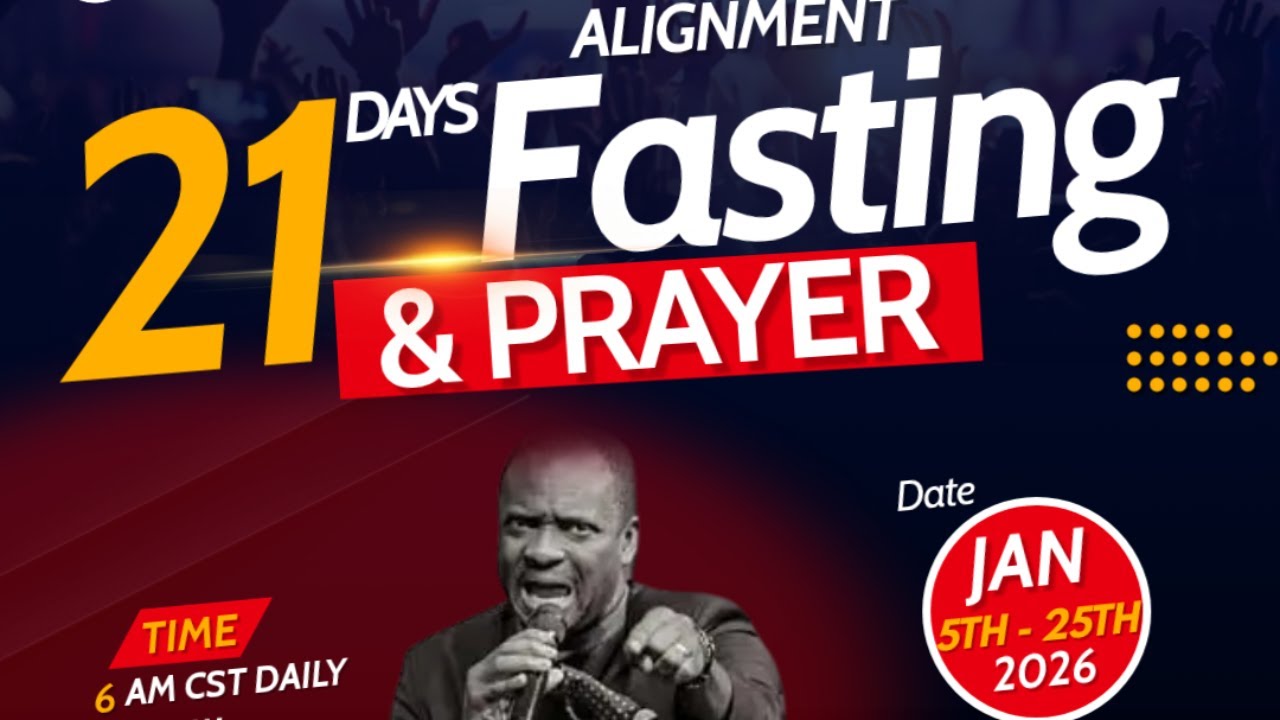 DAY 13 - 21 Days Prayers and Fasting for 2026 1 - 17- 2026- with ...