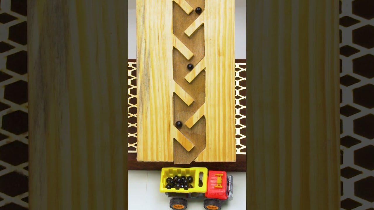 Marble Run ASMR☆ HABA Wave Slope, Skeletons Car 