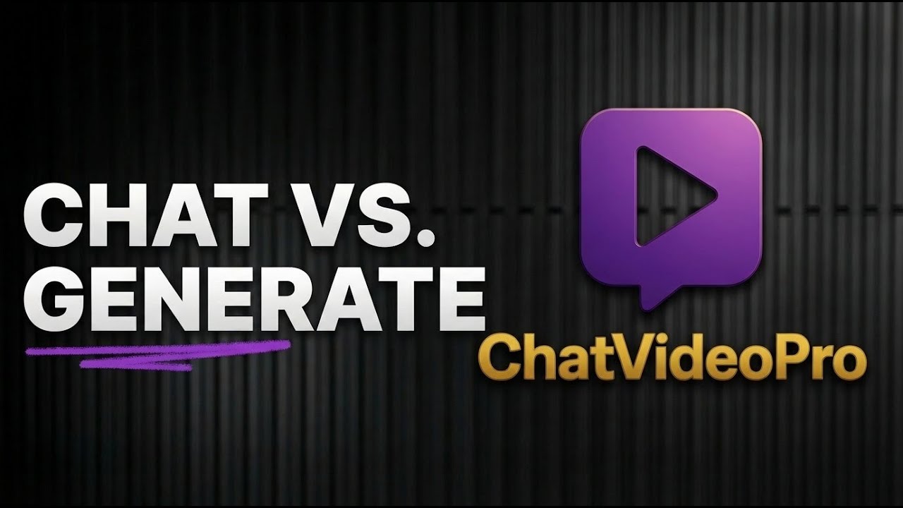 Chat Video Pro Models Explained: Chat Mode vs. Generate Media Mode