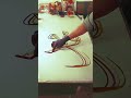 Muhammad s.a.w name calligraphy in Arabic | N M calligraphy 🥰#shorts