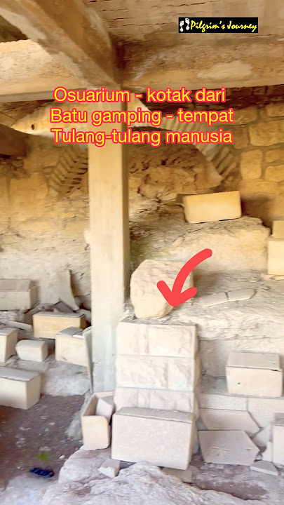 MELIHAT ISI KUBURAN KUNO ABAD I-IV DI LERENG BUKIT ZAITUN - YERUSALEM #pilgrim #journey #ossuarium