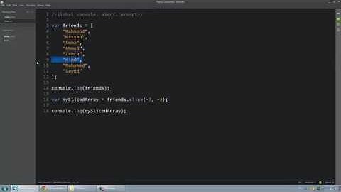 Learn JavaScript In Arabic  #32 Array Combine And Slice