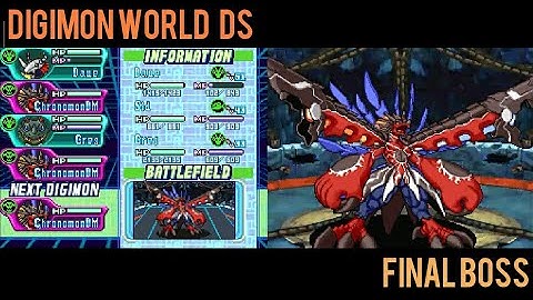 Digimon World DS - Final Boss Chronomon Dark Mode