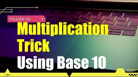 Multiplication Trick Using Base 10 #shorts