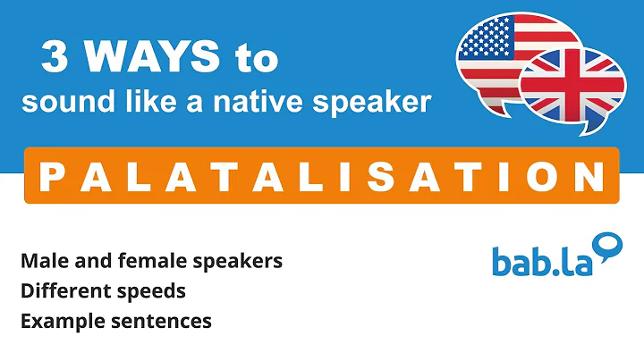 PALATALISATION pronunciation | Improve your language with bab.la