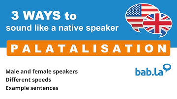 PALATALISATION pronunciation | Improve your language with bab.la