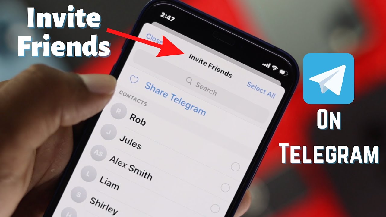 How to Add Friends on Telegram App by Phone Number! [2023] 