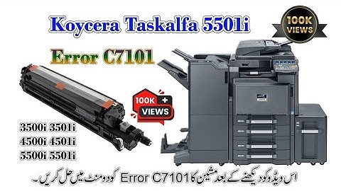 How to Error C7101 Koycera Taskalfa Solved Problem Copy Star