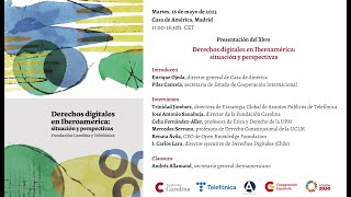 Presentación del libro Derechos digitales en Iberoamérica: situación y perspectivas