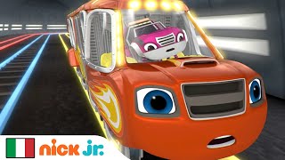 Blaze e le Mega Macchine | Blaze e Watts devono fermare Crusher! | Nick Jr.